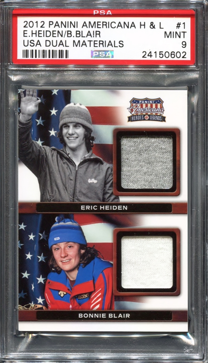 Eric Heiden White Card (measuring 6x4) Nicely Signed In Blue Sharpie  Pen By Usa Olympic Star