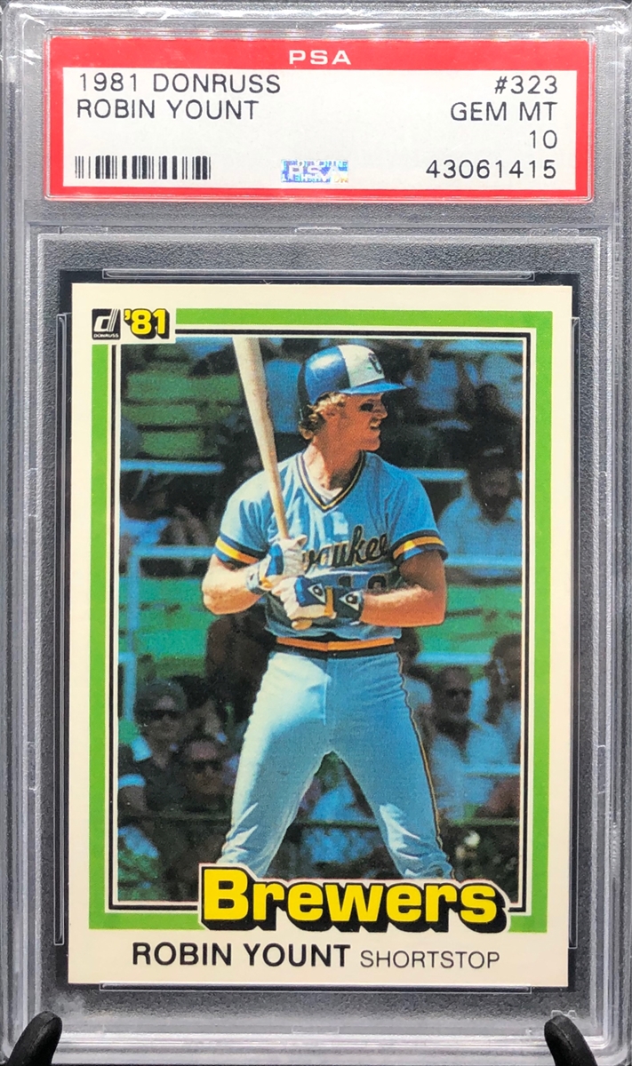 ORIGINAL Robin Yount Milwaukee Brewers 1984 Donruss Baseball 