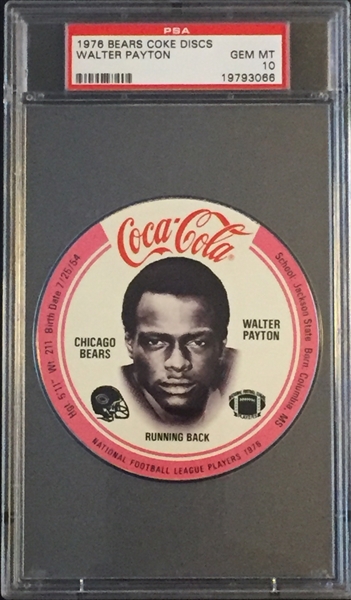 1967 Pro's Pizza Chicago Bears Discs Football - Gallery