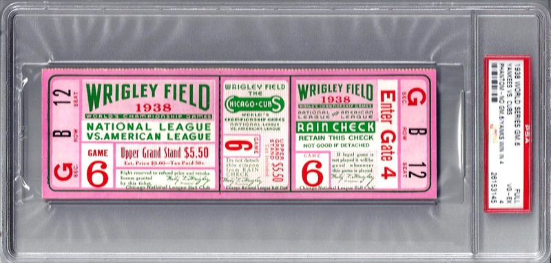 Lot Detail - 1986 World Series Game 6 Ticket Stub Ball Rolls Through  Buckner's Legs PSA AUTHENTIC