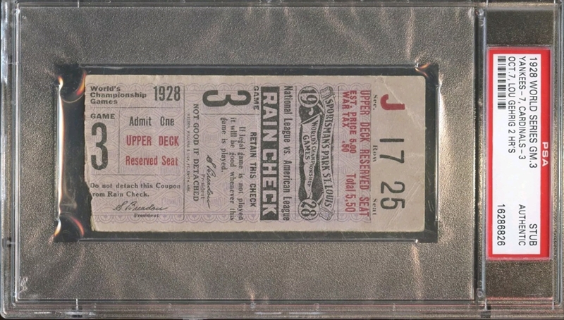 Tickets - World Series Basic Set (1903-Present): The Baseball Doctor Set  Image Gallery