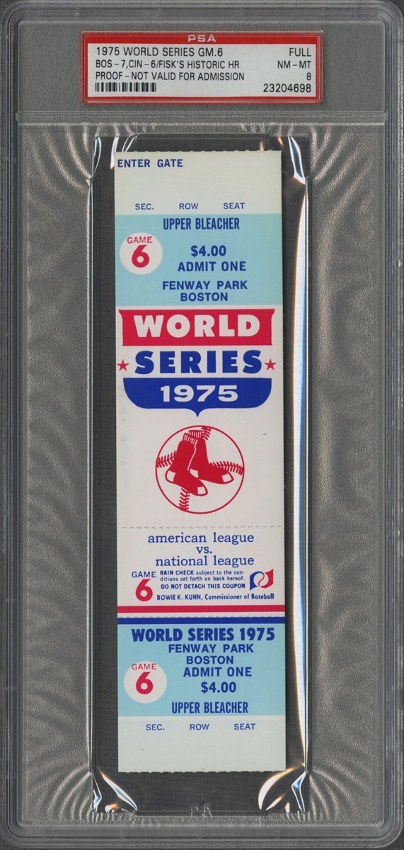 Boston Red Sox Ticket Stub - American League (AL) - Chris