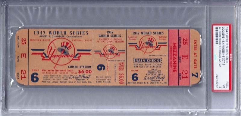 Lot Detail - 2006 WORLD SERIES (CARDINALS/TIGERS) PAIR OF FULL TICKETS -  GAME 2 @ DET (PSA MINT 9) AND GAME 5 TICKET USED FOR GAME 4 @ STL (RAIN  DELAY)(PSA NM-MT 8)