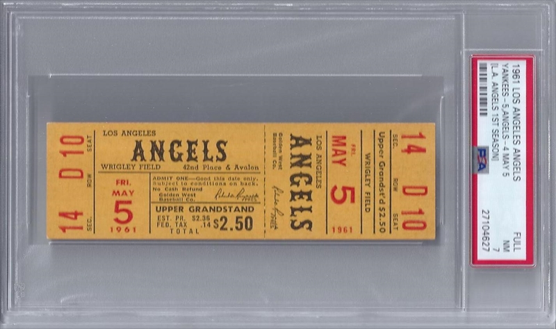 Tickets - Los Angeles Angels Games (1961-Present): CreeperKat's