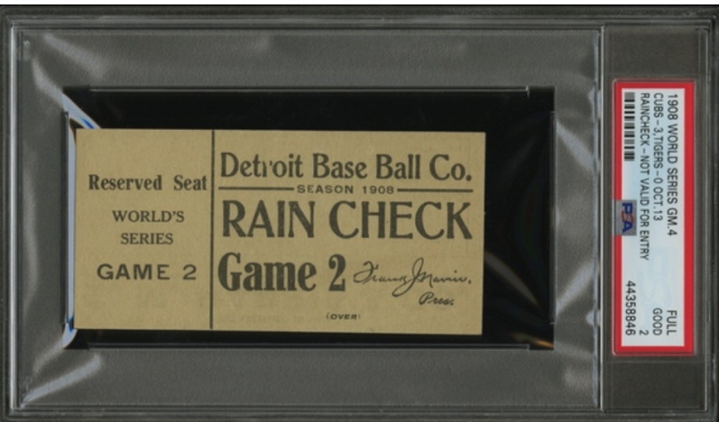 Cleveland Indians 2000 World Series Game 1 Phantom ticket