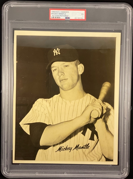 Mickey Mantle 1956 New York Yankees 8x10 Portrait Photo 