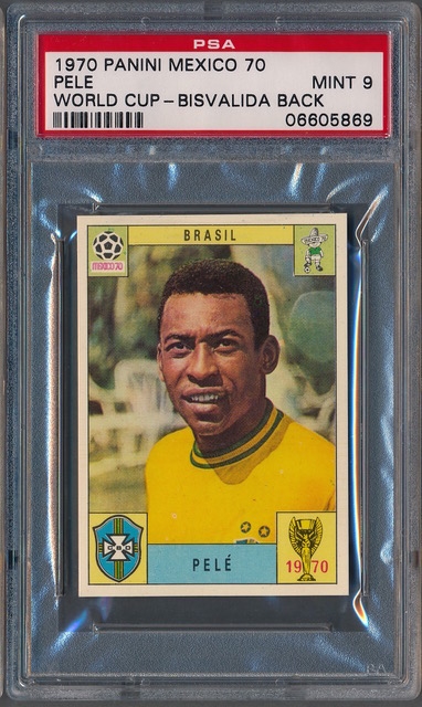 Carte à Collectionner Pelé 1977 Glorias E Trofeus #154 - Notée PSA 5 EX - Rare