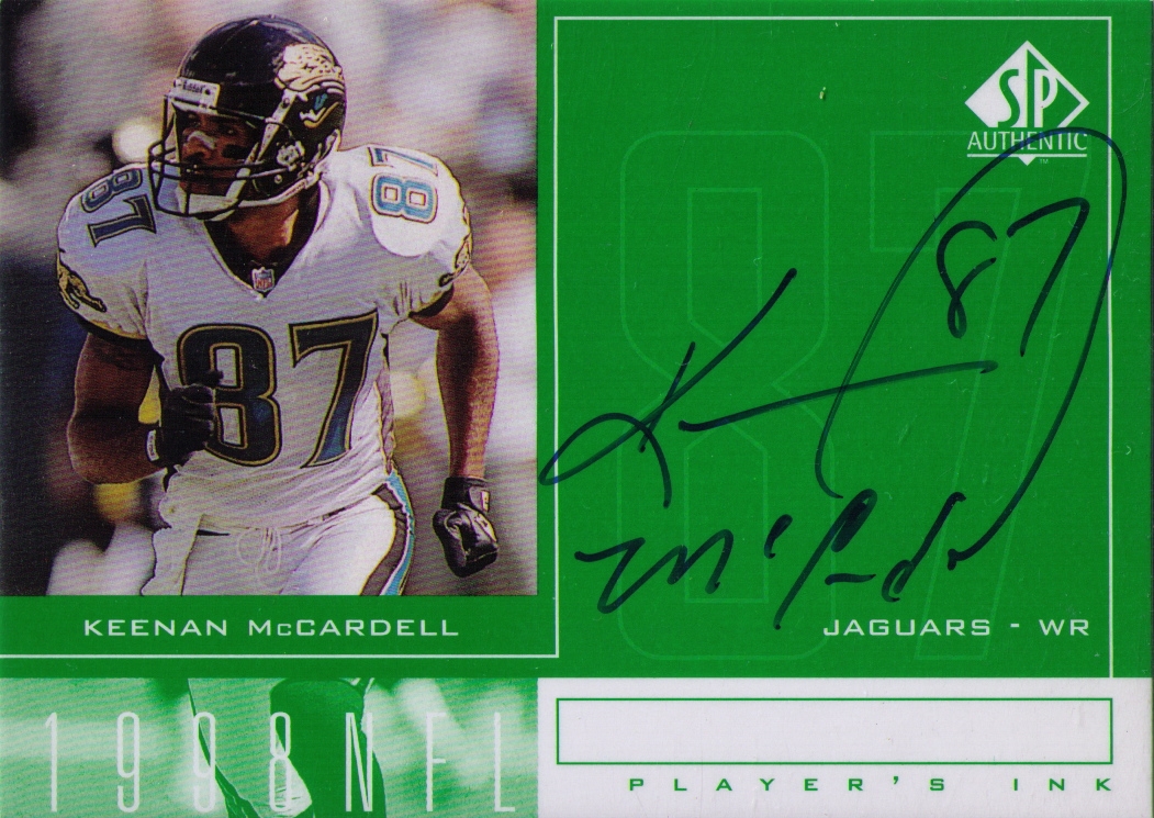 Keenan McCardell autographed Football Card (Jacksonville