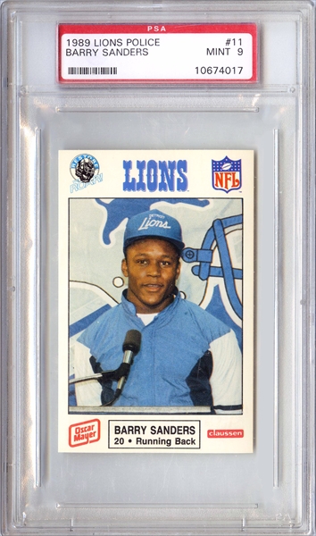 : 1994 Select Football 11 Barry Sanders NM/M (Near Mint