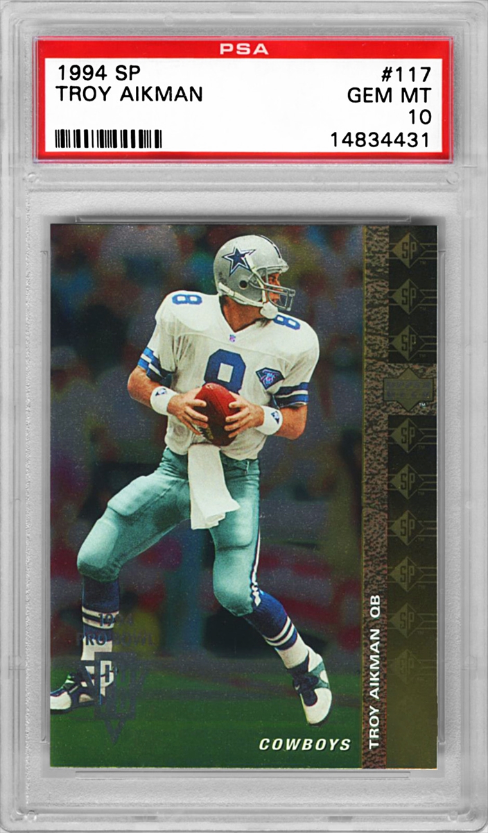 1997 SP Authentic #A2 Troy Aikman Audio Pro Bowl