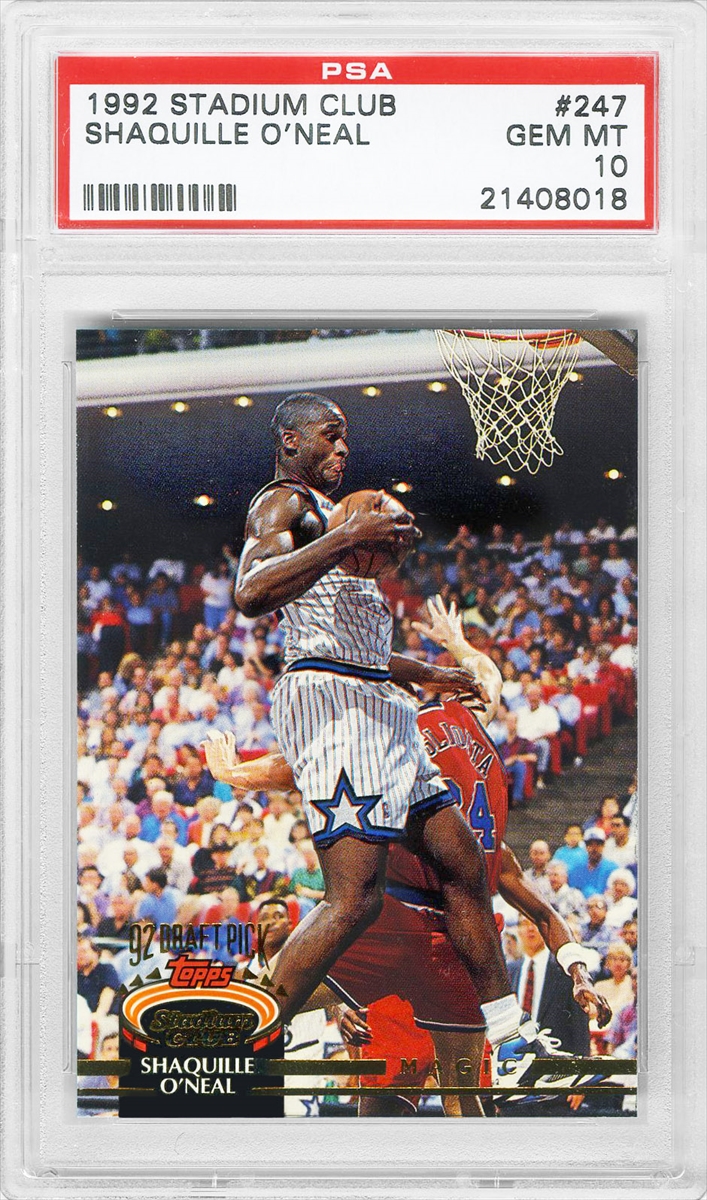 Dunk.net Shaquille O'Neal Game Worn Dual Signed Chromz Player