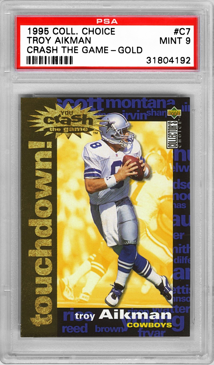 1997 SP Authentic #A2 Troy Aikman Audio Pro Bowl