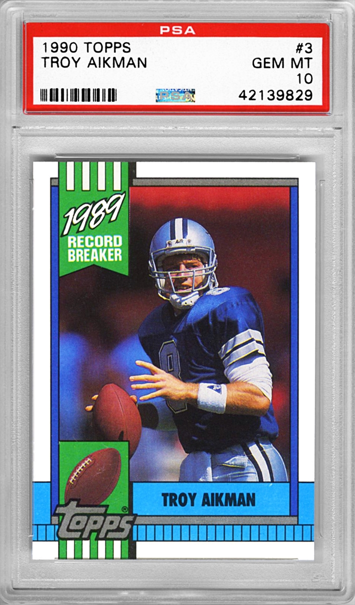 1996 TROY AIKMAN PACIFIC CROWN Gold COLLECTION I-36, DALLAS