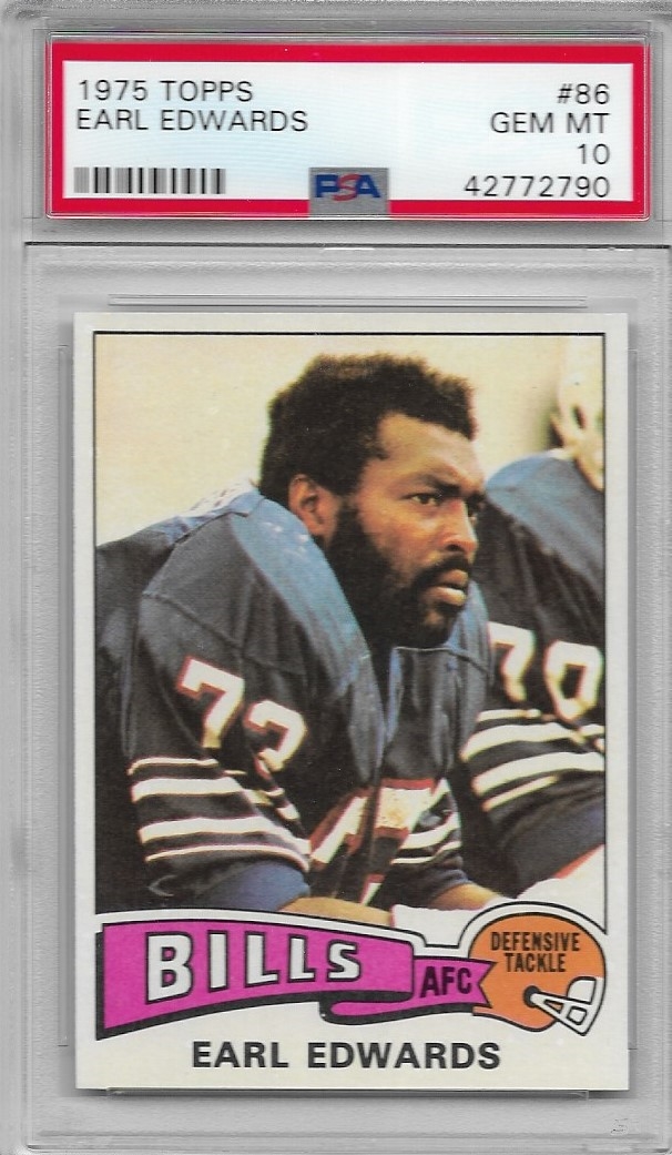 Football - 1975 Topps Buffalo Bills: bauers 75 topps bills Set Image Gallery