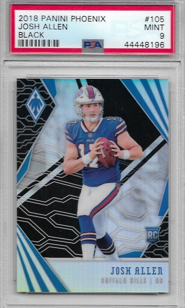 Josh Allen 2018 Leaf Special Release Rookie Exclusive Flag #FL04 RC (PSA  10)