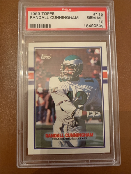 Football, Randall Cunningham Basic Set Published Set: Doug