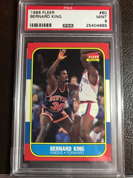 Basketball, Bernard King Master Set Published Set: DUNKIN HOOPS Bernard King  Master Set