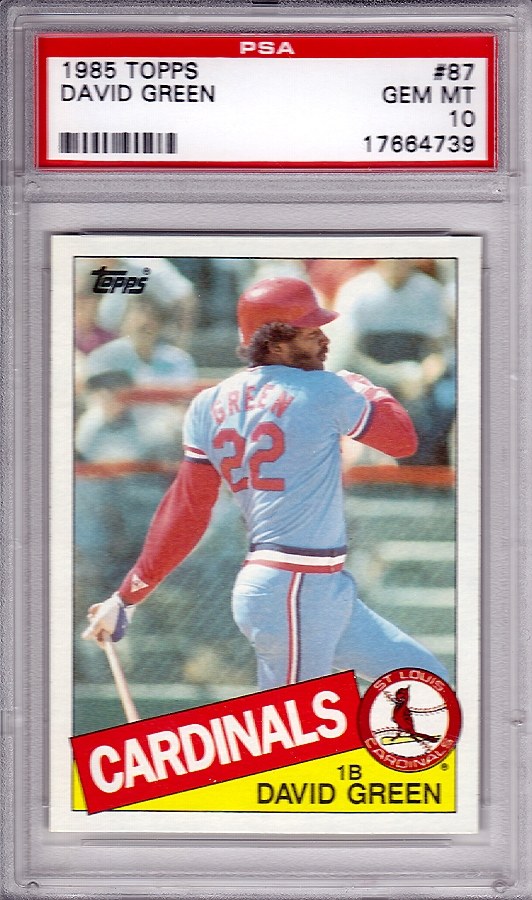  1985 Topps St. Louis Cardinals Team Set St. Louis