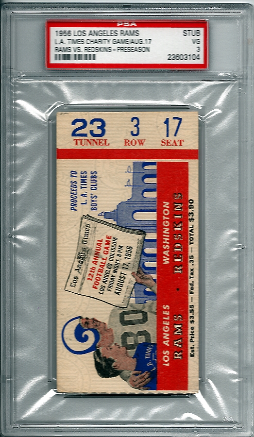 1946 Silver Anniversary Times Charity Game 1970, Rams Vs Browns, Saturday  Night August 8, 1970 by National Football League - 1970-08-01