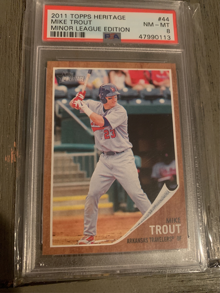 2014 Topps Update All Star Stitches ASRMT Mike Trout All-Star Game