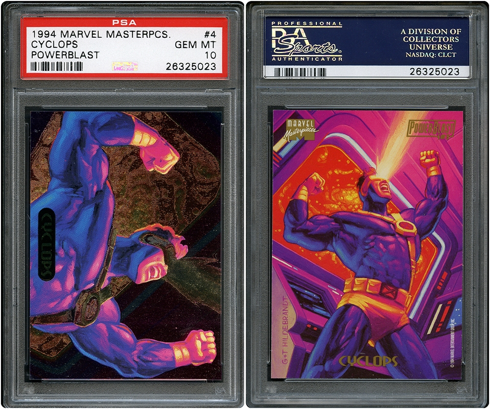 Non-Sports - 1994 Marvel Masterpieces Powerblast: Builtnotborn_94
