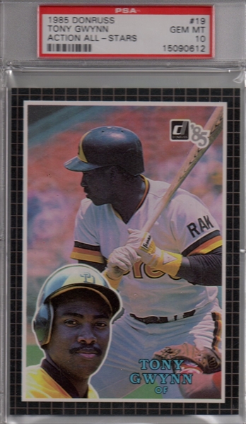 1985 Donruss Action All Stars Tony Gwynn 19 San Diego Padres