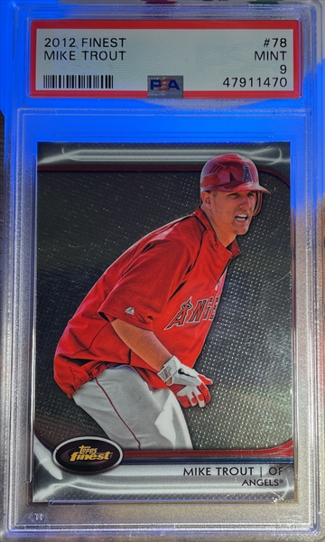 Mike Trout 2018 Topps Transcendent VIP Party Card 2012 Topps 41/83 MT-2012