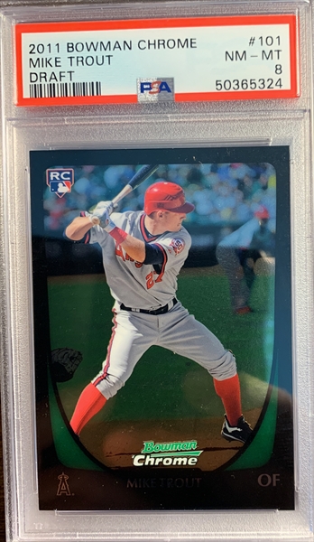 Mike Trout 2018 Topps Transcendent VIP Party Card 2012 Topps 41/83 MT-2012