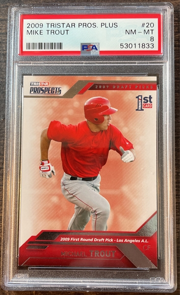 Mike Trout 2017 TOPPS GYPSY QUEEN THROWBACK VARIATION