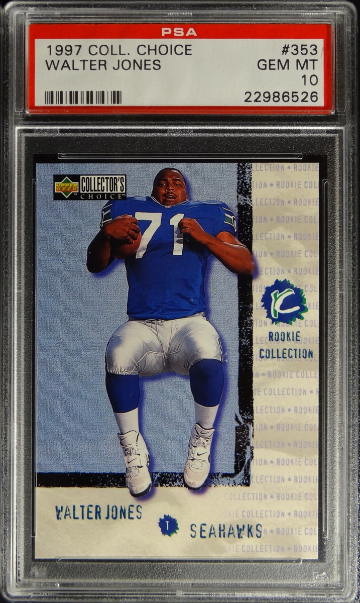 Football - Walter Jones Rookie Set: BMIBaldwin's Walter Jones Rookie  Collection Set Image Gallery