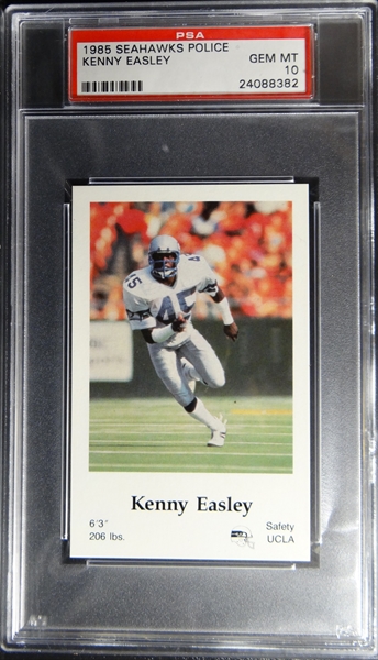 Kenny Easley 1986 McDonald All Star Issue Card # 45 Seahawks