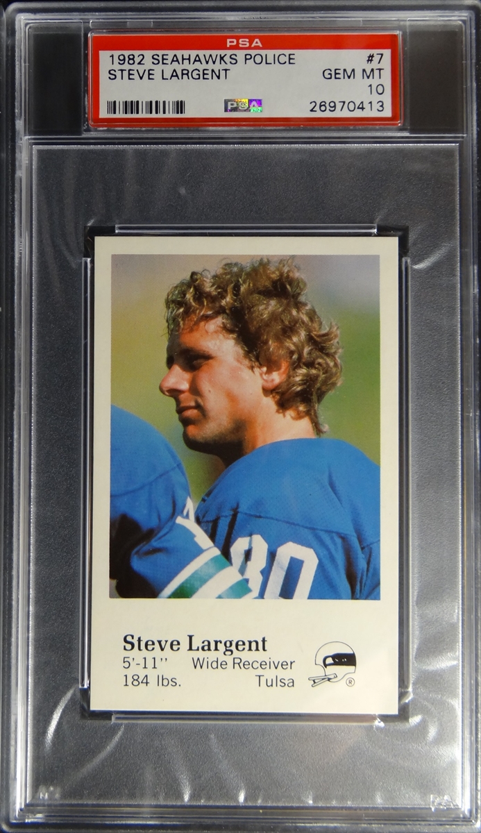 Steve Largent Framed Signed Jersey PSA/DNA Seattle Seahawks