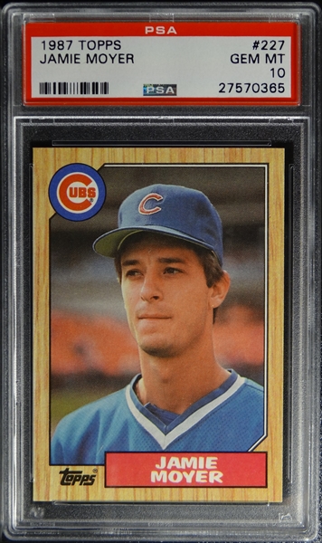 Sold at Auction: Two Psa Graded 10 Jamie Moyer Rookie Cards