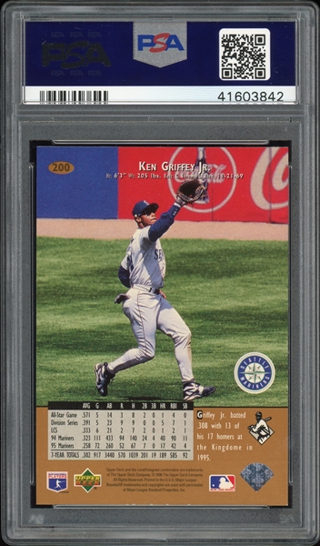 2002 Upper Deck - All-Star Game Salute Jerseys #SJ-KG - Ken Griffey Jr.  [PSA 10 GEM MT]