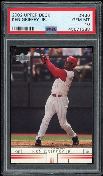 2002 Upper Deck - All-Star Game Salute Jerseys #SJ-KG - Ken Griffey Jr.  [PSA 10 GEM MT]