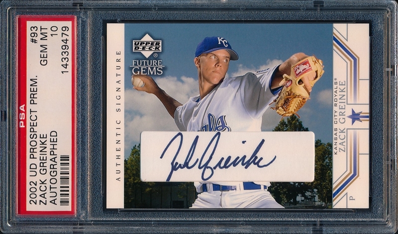 Zack Greinke  PSA AutographFacts℠