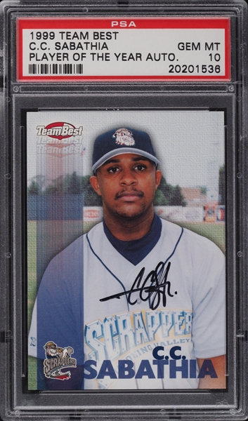 PSA Set Registry Showcase: CC Sabathia Rookie Showcase