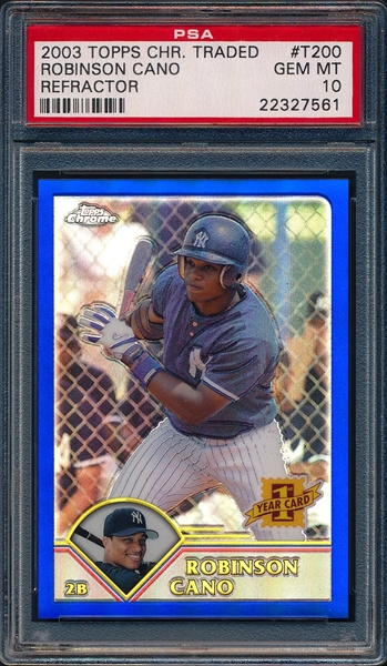 PSA Set Registry Showcase: Robinson Cano Rookie Showcase