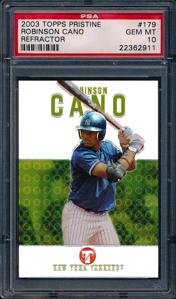 PSA Set Registry Showcase: Robinson Cano Rookie Showcase