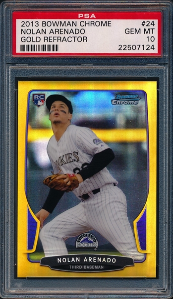 2010 Bowman Chrome Nolan Arenado RC Rookie Baseball Card 