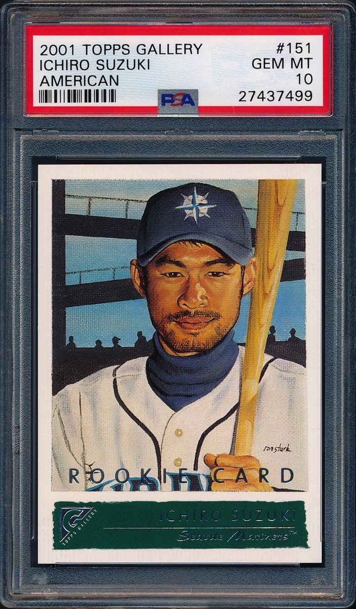Baseball - Ichiro Suzuki Rookie Set: Paper Gold Set Image Gallery