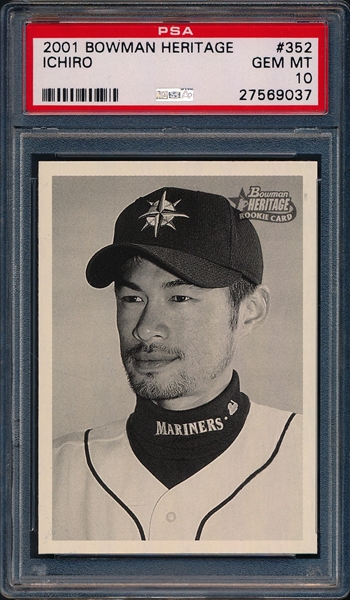 PSA Set Registry Showcase: Ichiro Rookie Showcase