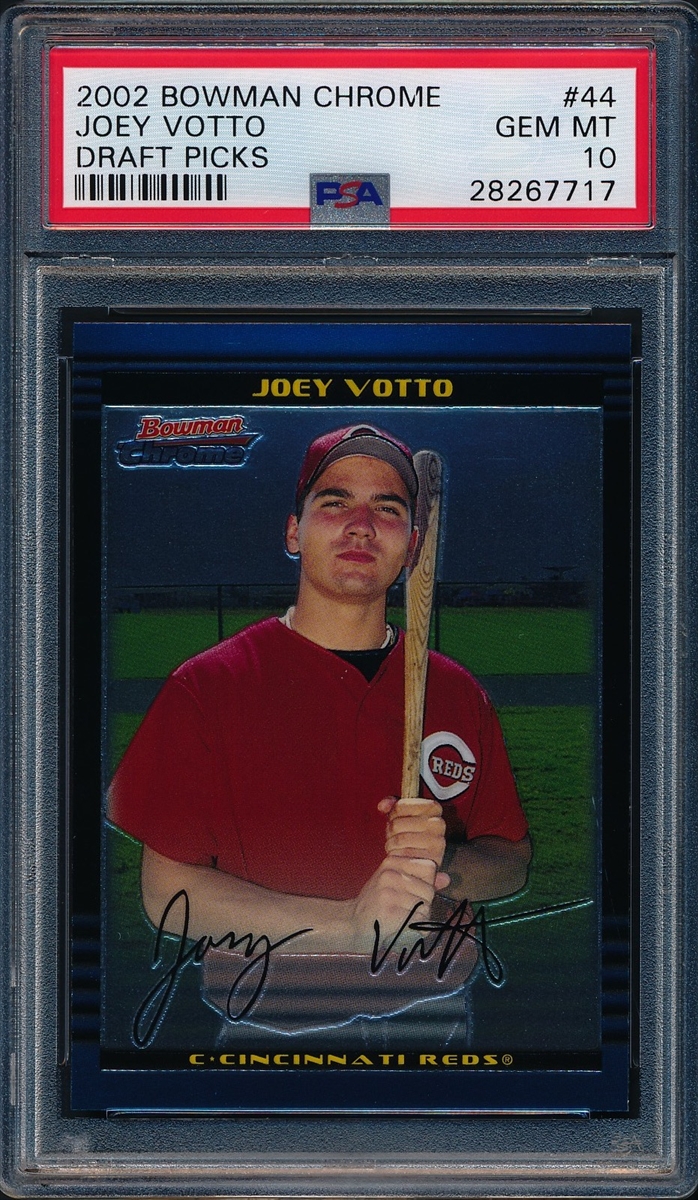 Joey Votto Autographed 2008 Upper Deck Premier Rookie Card #241 (PSA A