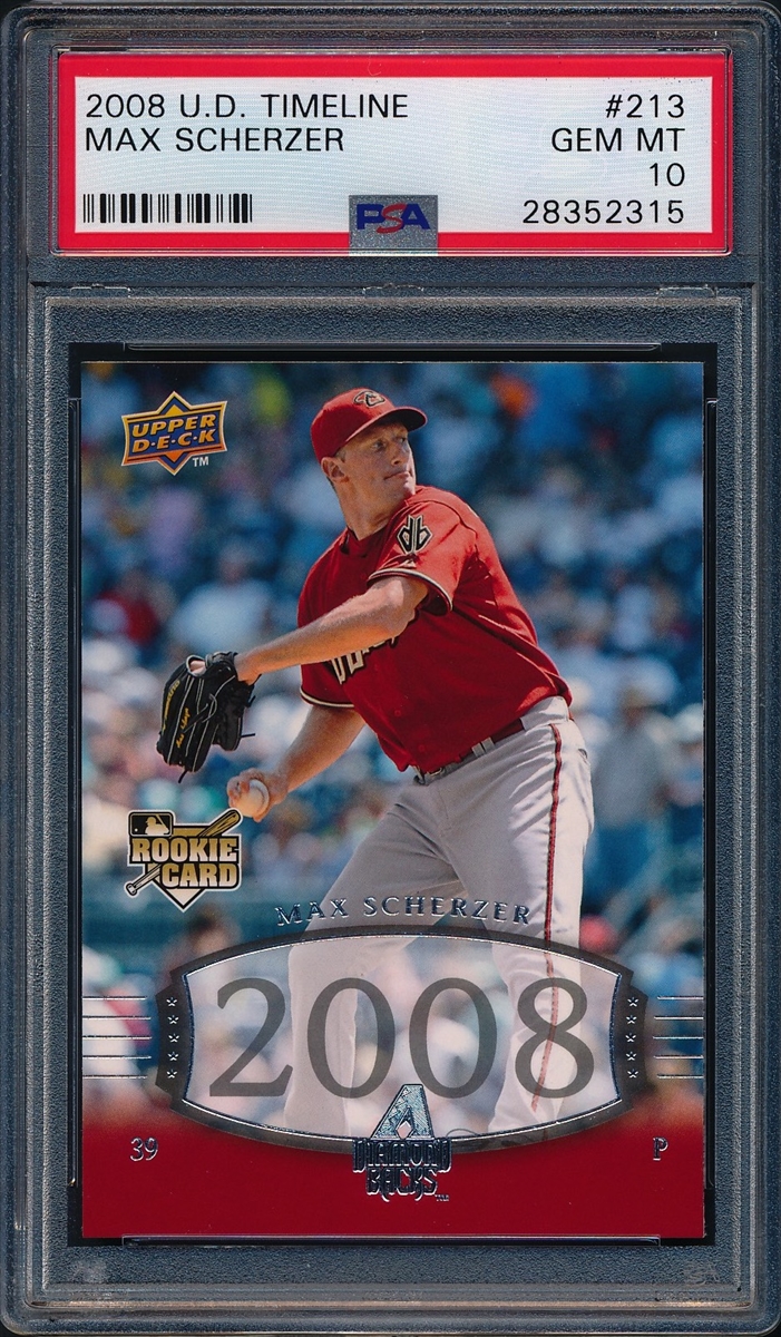 Rookies Showcase Image Gallery: Max Scherzer Rookie Showcase