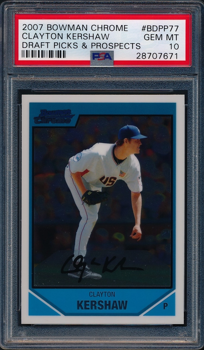 Clayton Kershaw 2006 TRISTAR Prospects Plus Farm Hands Autographs #25 (BGS  9.5, Autograph Graded 10)