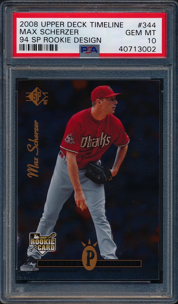 Rookies Showcase Image Gallery: Max Scherzer Rookie Showcase