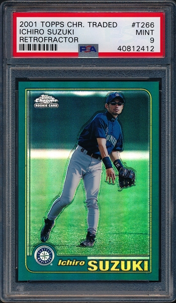 2001 Topps Gallery Baseball #151 Ichiro Suzuki Rookie Card