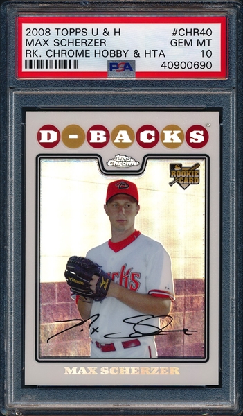 Max Scherzer  PSA AutographFacts℠