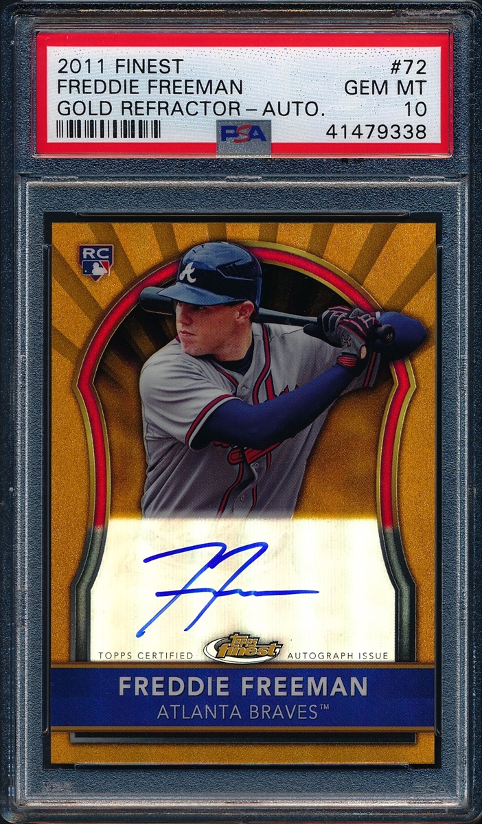 Freddie Freeman Rookie Flagship 2011 Topps #145, Braves Dodgers MVP