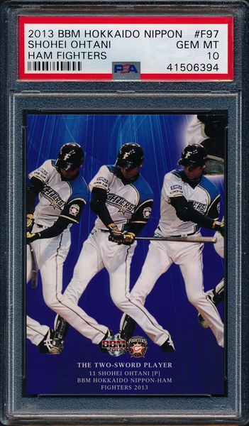 2013 BBM Hokkaido Nippon Ham Fighters Shohei Ohtani Foil